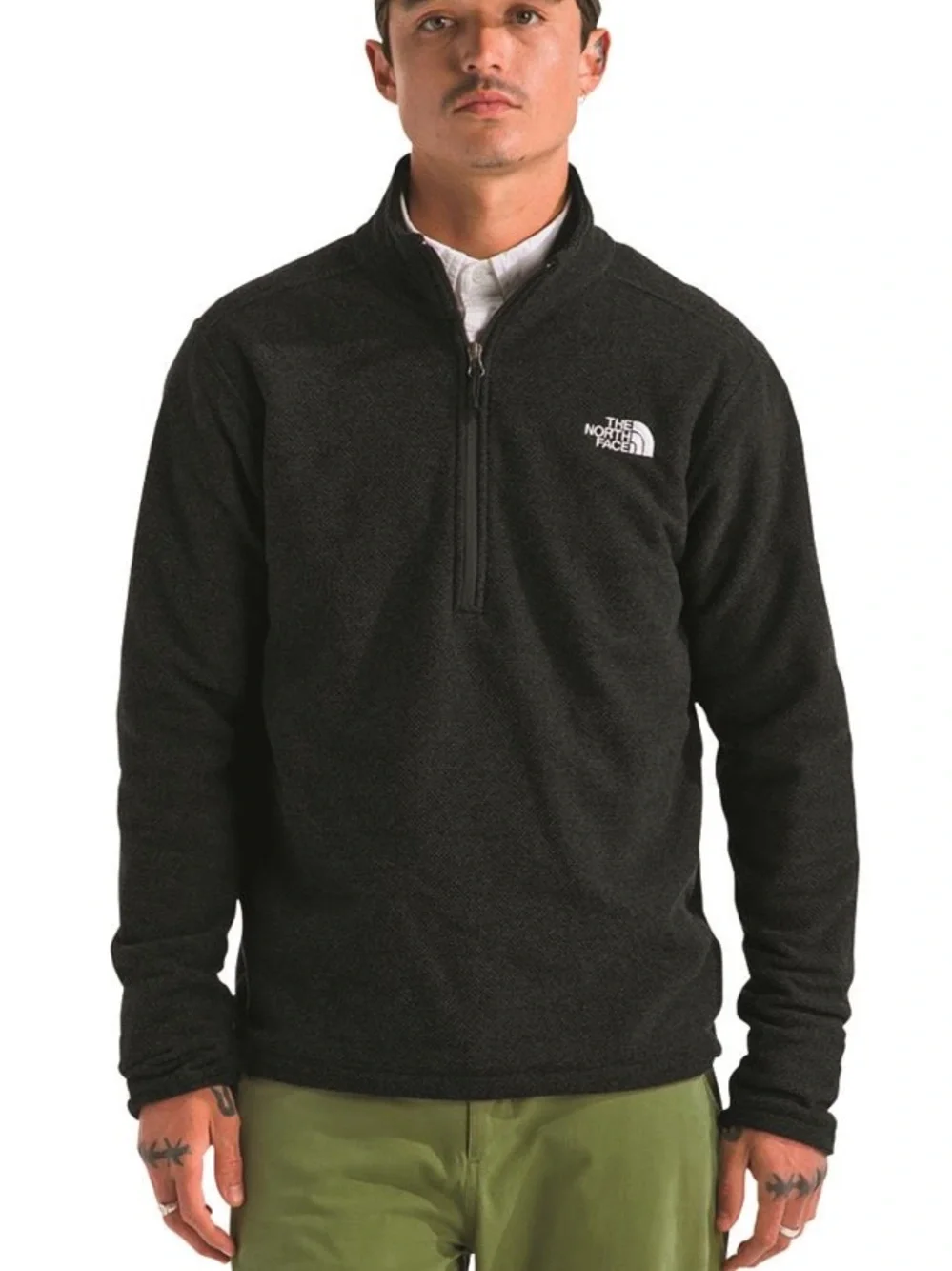 The North Face Charcol gray  Quarter-Zip Fleece Pullover